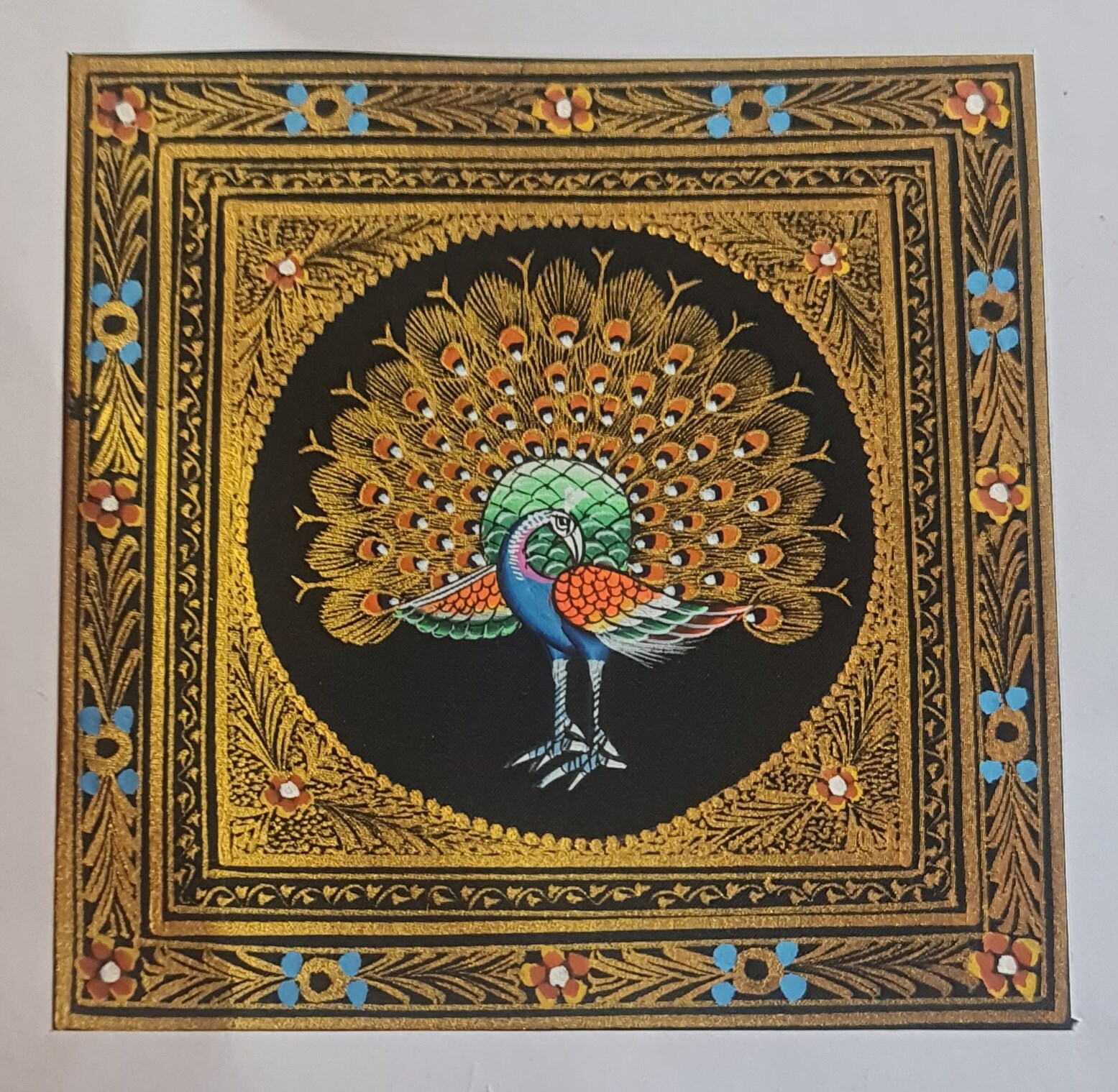 Buy Mughal Silk Painting Online In India India