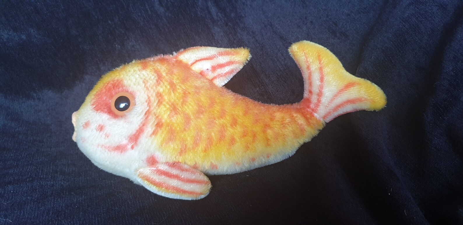 Steiff Fish Goldfish Flossy Mohair Original Vintage Stuffed | Etsy