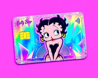 Betty Boop Holographic Credit Card Skin