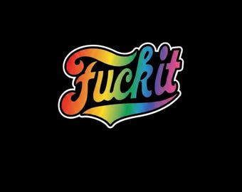 F Sticker Adult Sticker
