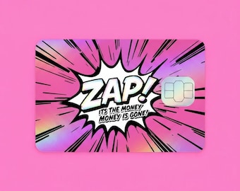 Zap It Holographic Credit Card Skin