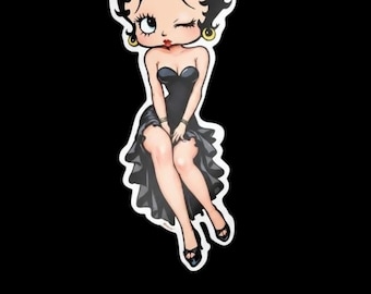 Betty Boop Aufkleber