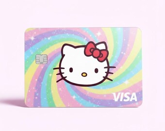Hello Kitty Holographic Credit Card Skin
