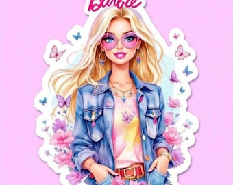 Barbie Cool Sticker