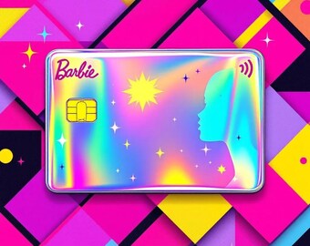 Barbie Rainbow Holographic Credit Skin