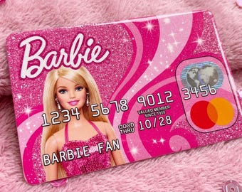 Barbie Pink Holographic Credit Card Skin