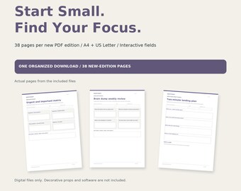 Anti-Paralysis Productivity OS & Dopamine Menu Toolkit (ADHD Focus System)