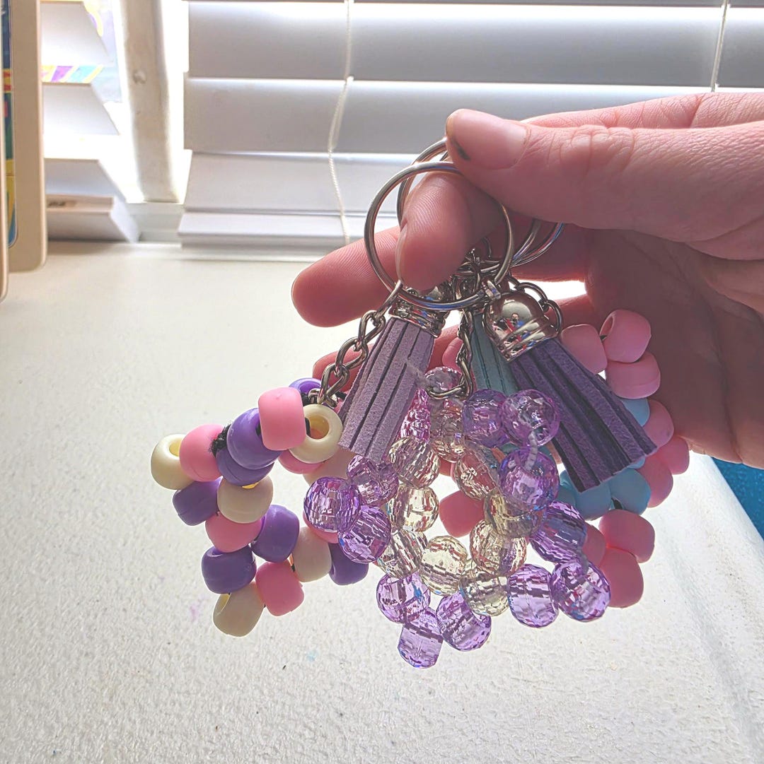 Colorful Beaded Star Keychain Gift. - Etsy