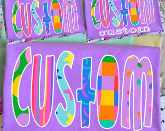 Color Pop Doodle, Personalizado, SOLO PNG