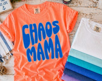 Chaos Mama Wild Blue Leopard Wave, solo en PNG