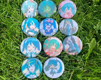Miku mystery pack pins!