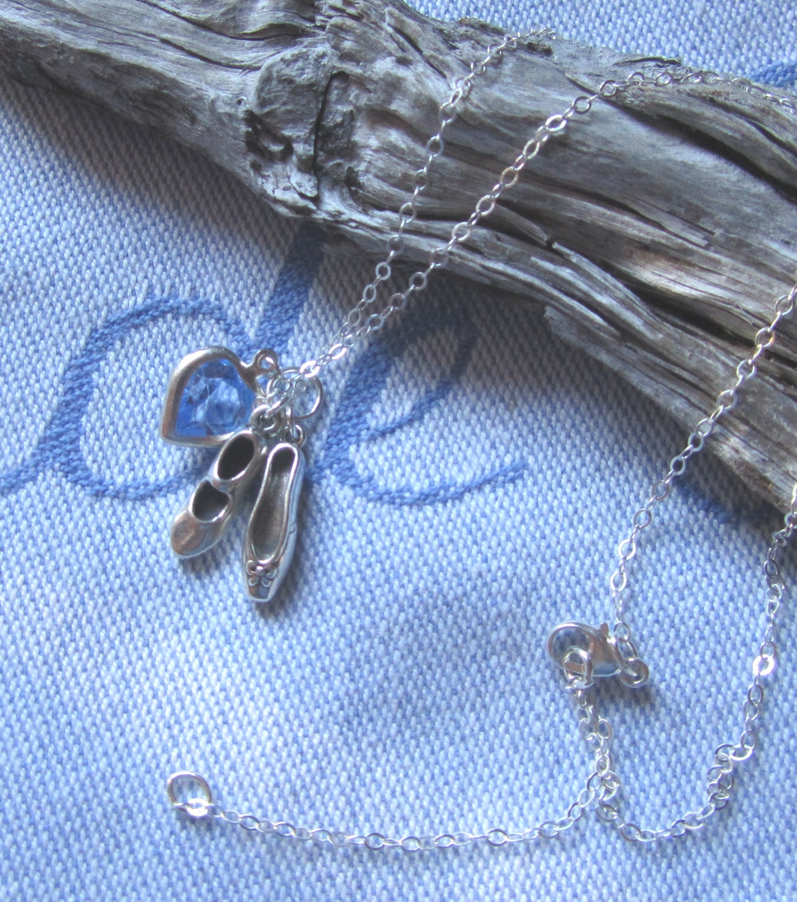 i love ballet and tap sterling charm necklace, swarovski crystal, sterling tap shoe n ballet slipper on sterling chain, dance re i love ballet and tap sterling charm necklace, swarovski crystal, sterling tap shoe n ballet slipper on sterling chain, dance re