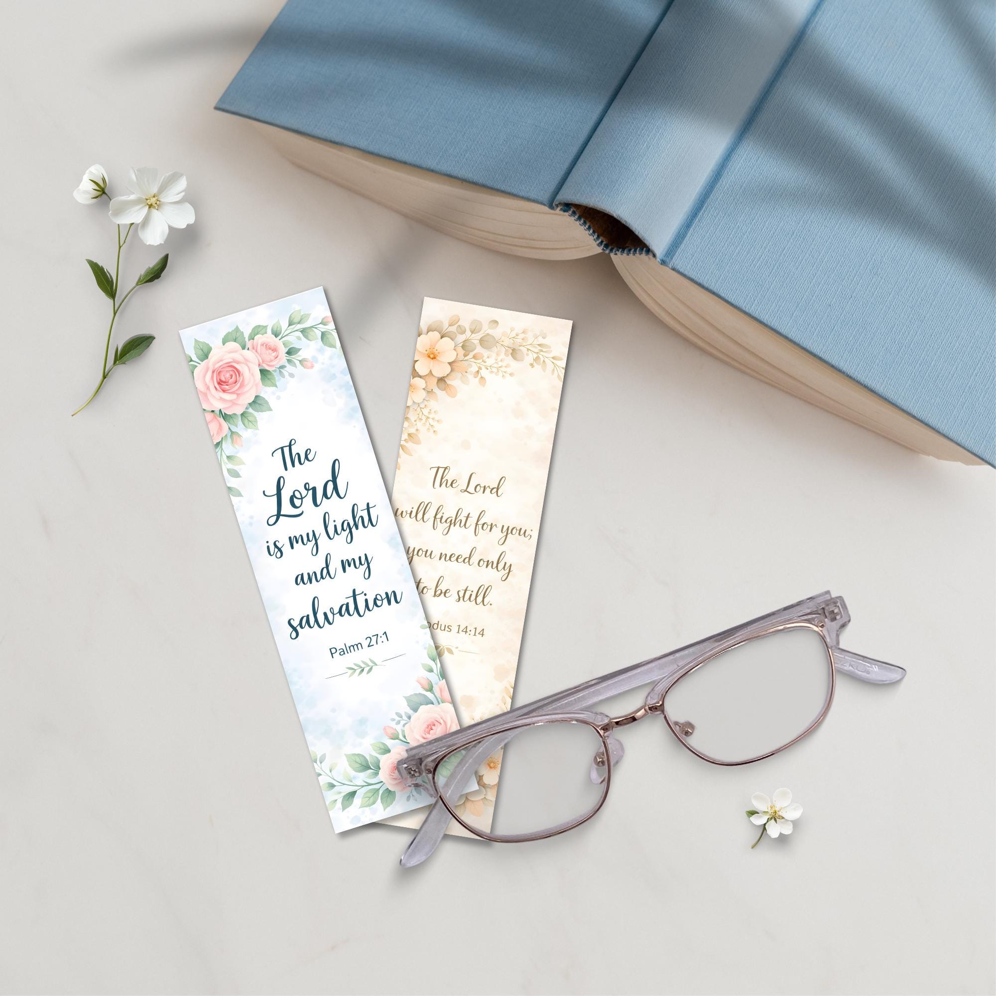 Scripture Embeded Bookmarks Christian Bookmark Bundle Printable, Bible Verse Bookmarks Set of 28 ...