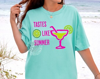 Margarita Weather PNG Neon Summer Shirt Design (Digital Download)