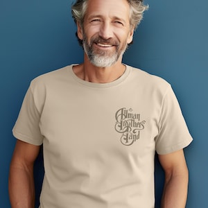 Camiseta unisex de manga corta Allman Bros. “Duotone” (pecho izquierdo + espalda completa)