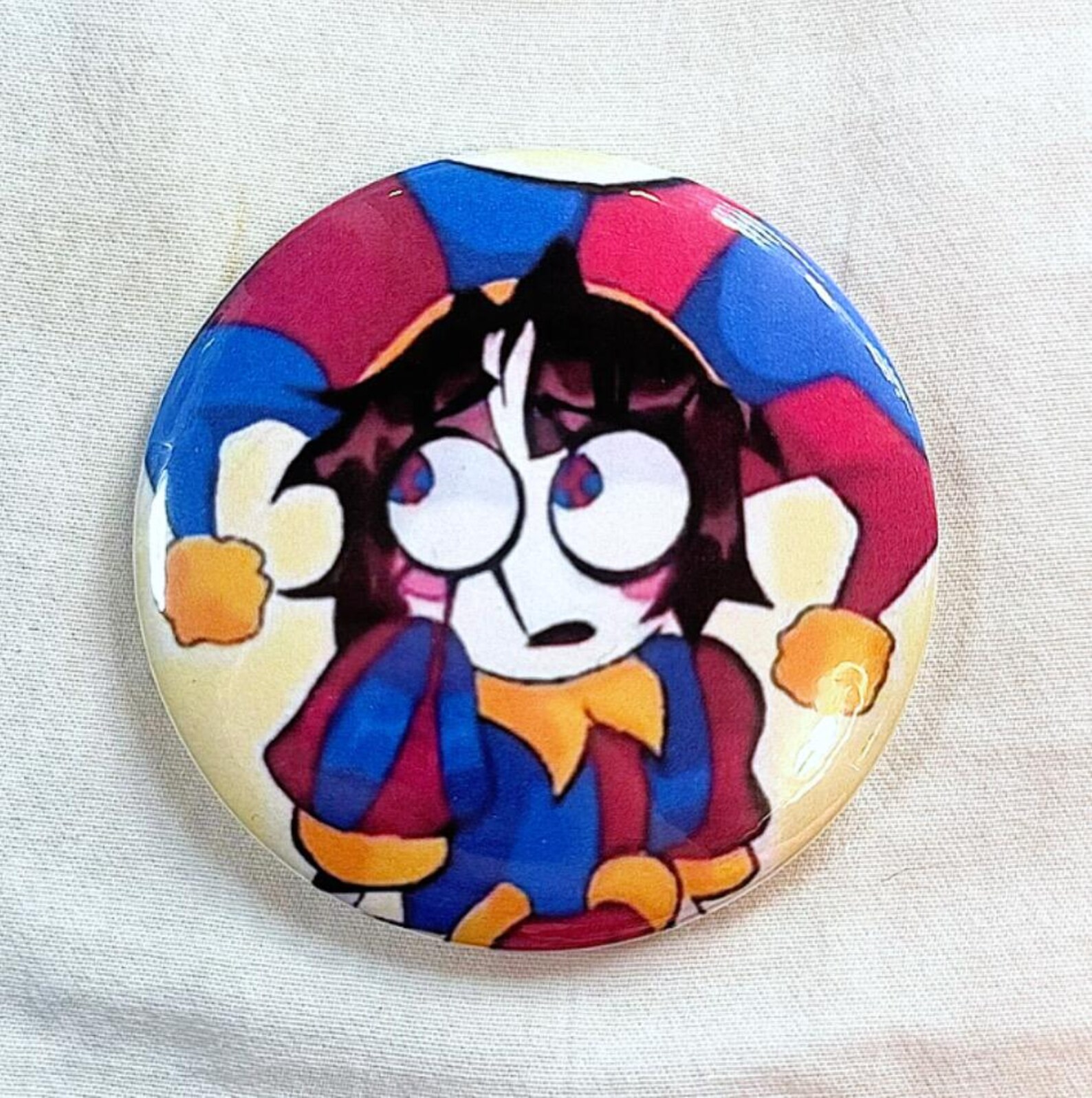 Gangle Button The Digital Circus Button Pins, Pomni, Jax, Zooble, Caine, Gangle - Etsy