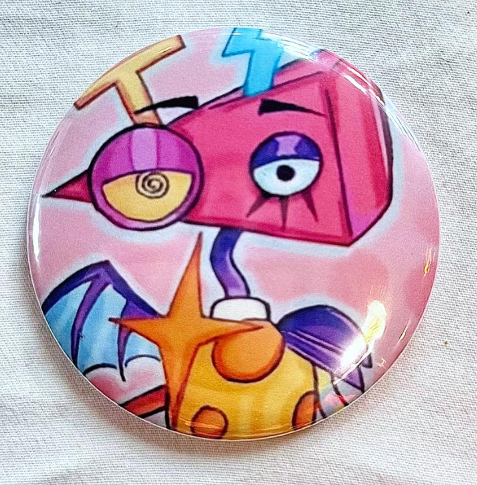 Gangle Button The Digital Circus Button Pins, Pomni, Jax, Zooble, Caine, Gangle - Etsy