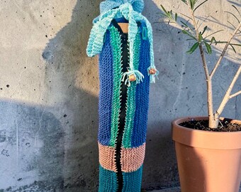 Bolsa para esterilla de yoga tejida a mano personalizada