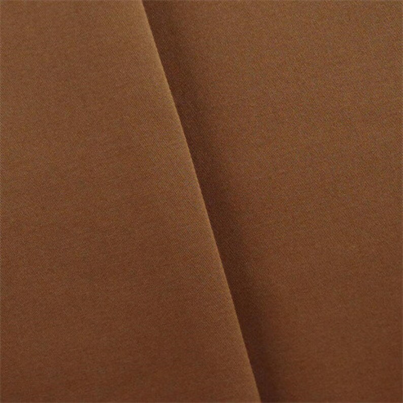 Fabric By The Yard Terracotta Orange Sateen Weave Home Decorating Fabric