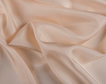 45" Wide 100% Silk Habotai Champagne-Wholesale by the Yard (2000M108)
