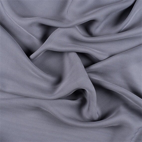 Vaporous Gray Silk Double Georgette Fabric main image 1
