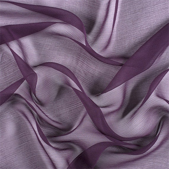 SOLD BY THE METRE PLAIN AND CRINCKLED CHIFFON FABRICS 