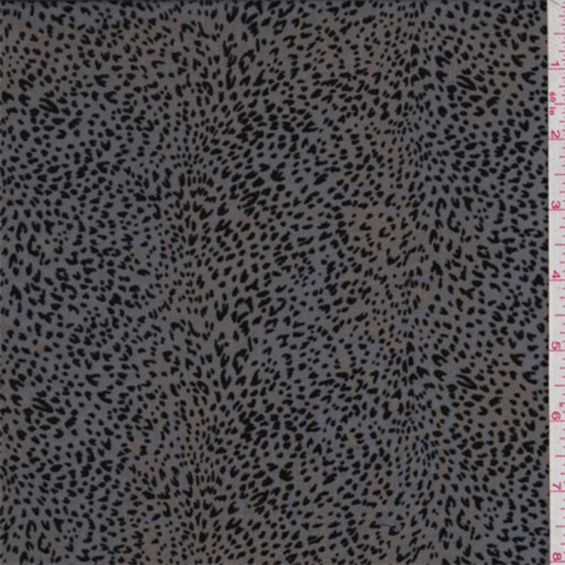 flocked chiffon fabric