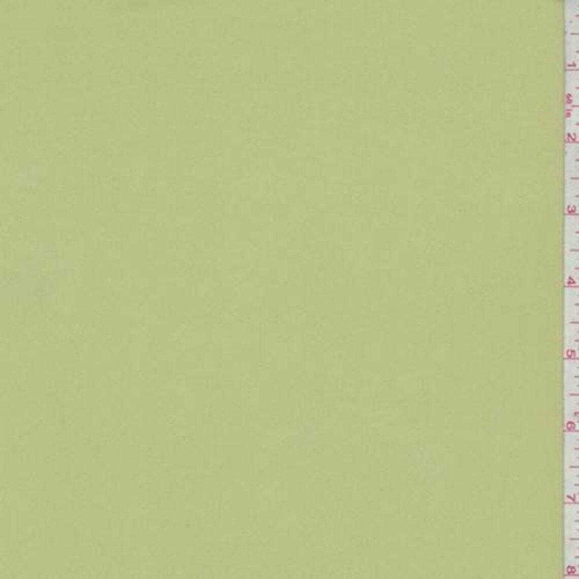 Citron Green Microfiber Twill Fabric By The Yard Etsy