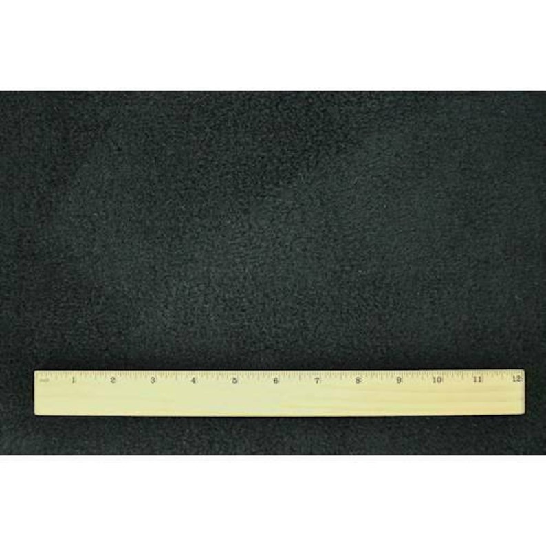 Bison BlackGray Bonded Sherpa Fleece Knit Fabric By The Yard