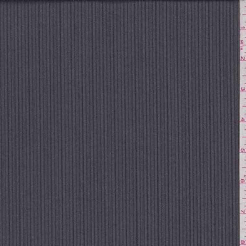 Fabric By The Yard CharcoalBlack Stripe Wool Suiting