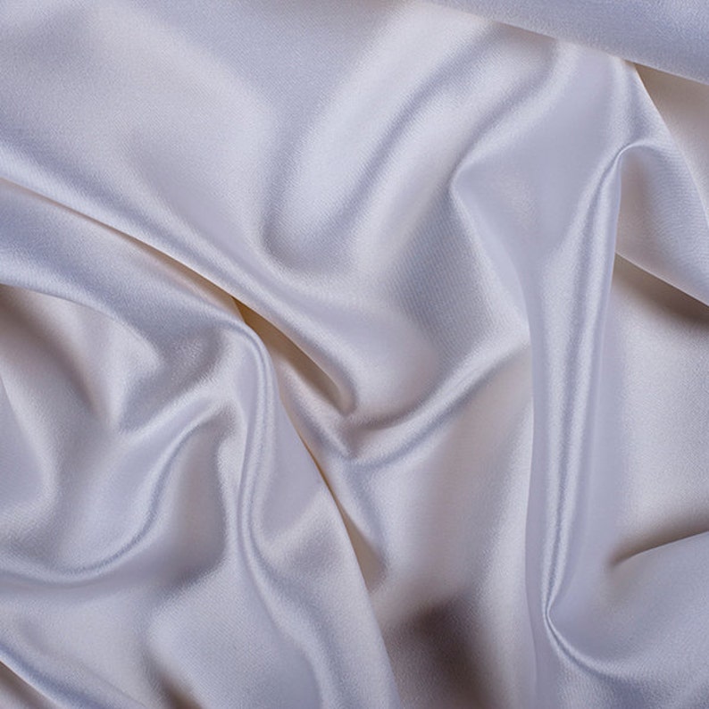 58 Wide Silk Wool Blend Gabardine White by the yard | Etsy