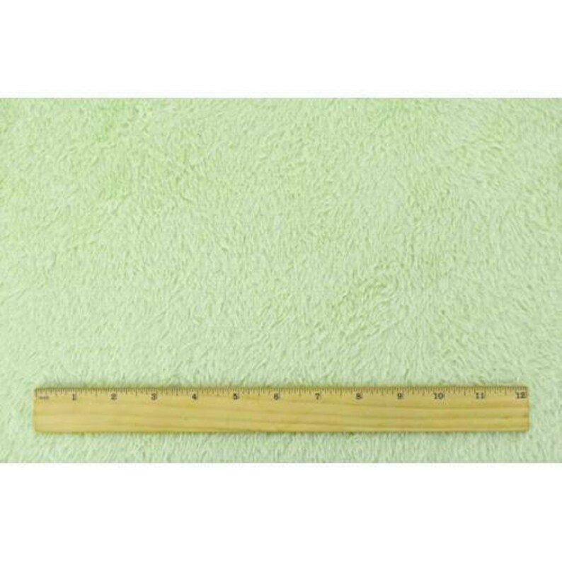 Whisper Green Double Sided Sherpa Fleece Knit Fabric By The Yard