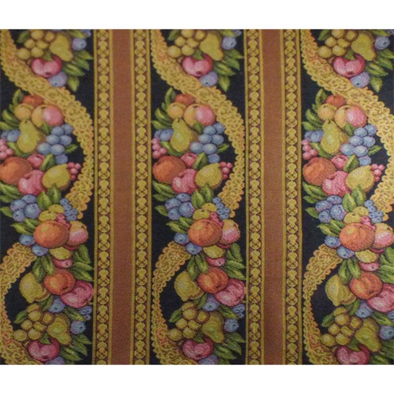 Fabric By The Yard Multi Texnova Stripe Tapestry Home Decorating Fabric