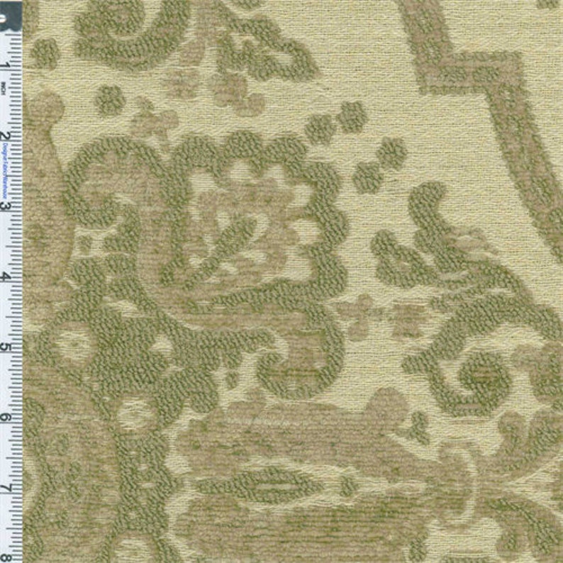 Sage Green Carmine Chenille Jacquard Home Decorating Fabric Etsy