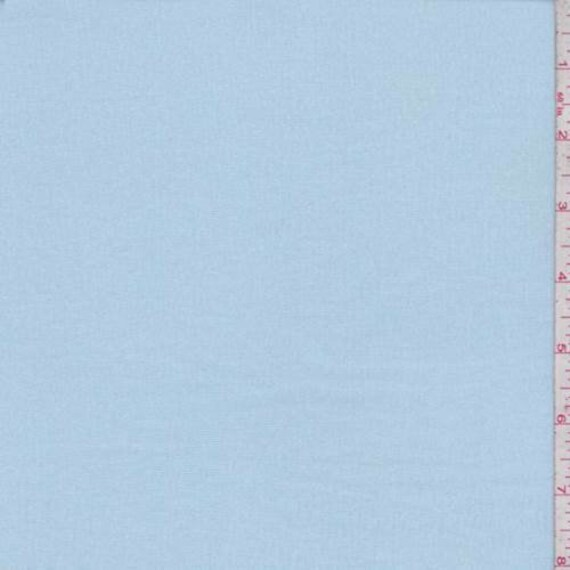 Baby Blue Cotton Interlock Knit Fabric By The Yard Etsy