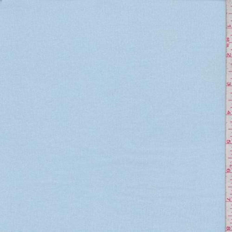 Baby Blue Cotton Interlock Knit Fabric By The Yard Etsy