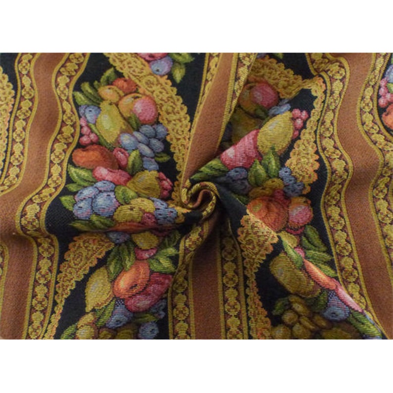 Fabric By The Yard Multi Texnova Stripe Tapestry Home Decorating Fabric