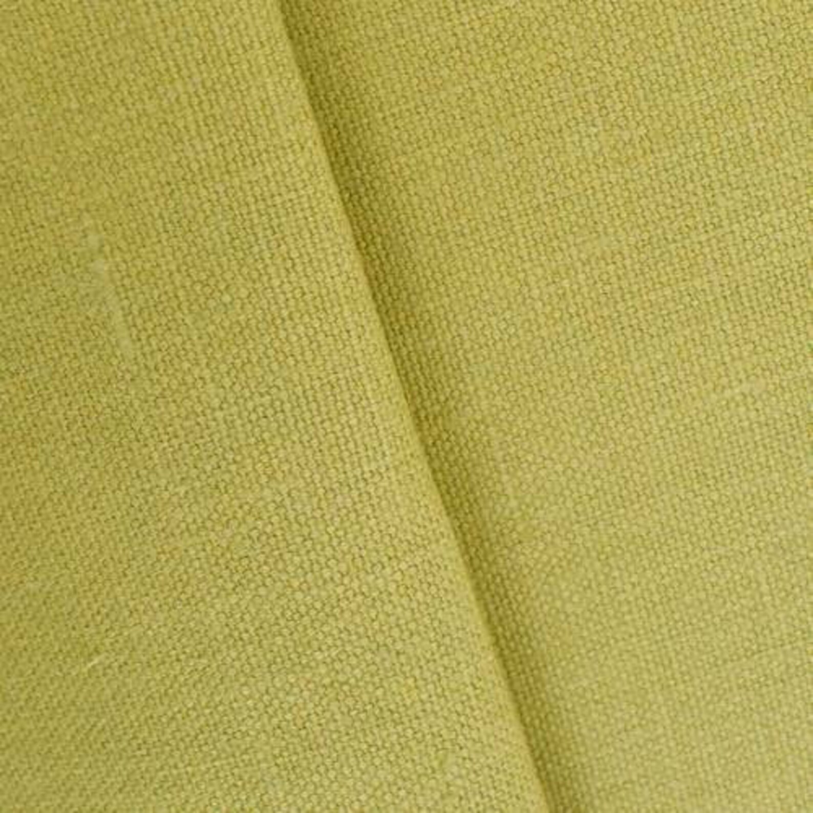 Antique Green Linen Canvas Fabric By The Yard Etsy