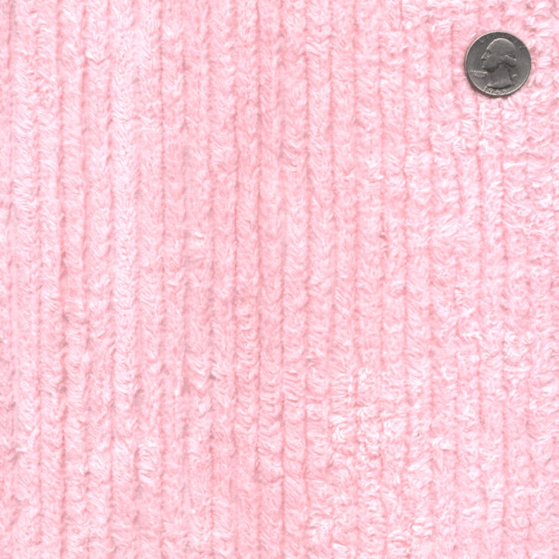 56 Wide Pink Cotton Chenille by the Yard TC0506 Etsy