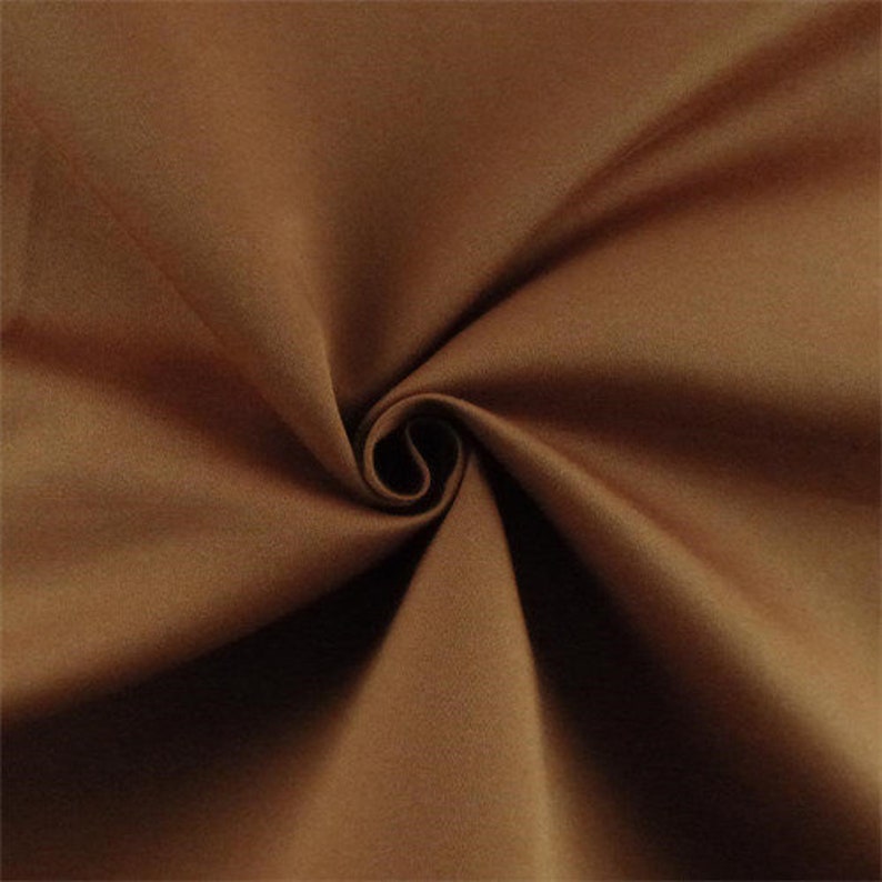 Fabric By The Yard Terracotta Orange Sateen Weave Home Decorating Fabric