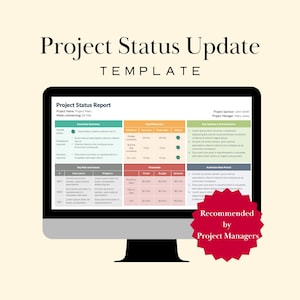 Modèle de rapport sur l'état du projet PPTX Tableau de bord PM Diapositives de mise à jour hebdomadaire de la direction