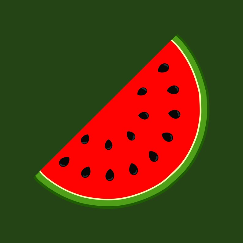 Watermelon Slice Pattern One-piece Swimsuit | Summer Fruit Print image 2