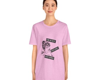 Vintage Lady Illustration Tee | I'm So Sexy T-Shirt