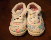 RESERVE for Meyeve Floral Print Sneakers, Size 4