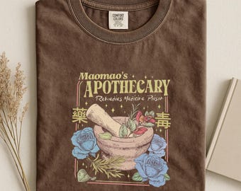 Comfort Colors® Mao Mao Apothecary Shirt, Kawaii Anime Potion Tee, Poison Tester Manga Shirt, Anime Girl Gift, Kawaii Tee, Anime Lover Shirt