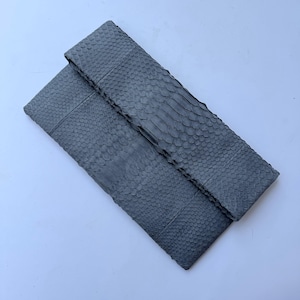 Genuine Python Folded Clutch