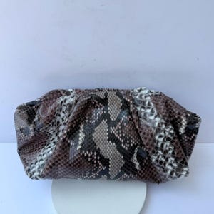 Bolso de mano exclusivo de piel exótica hecho a mano