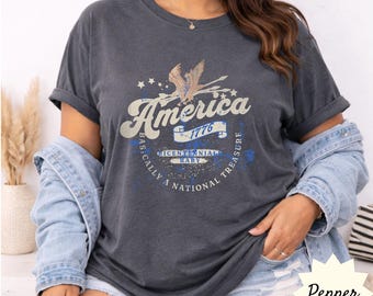 Retro Bicentennial Baby 1976 T-Shirt, Hoodie, Light French Terry Sweatshirt, Baseball Tee or Tank Top | Vintage 1976 Gift
