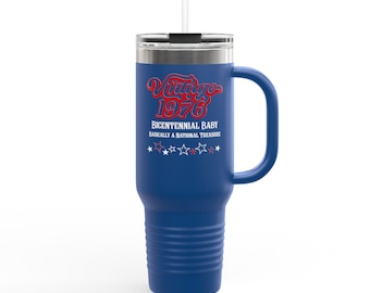 Vintage 1976 Bicentennial Travel Mug | 40oz Insulated Tumbler