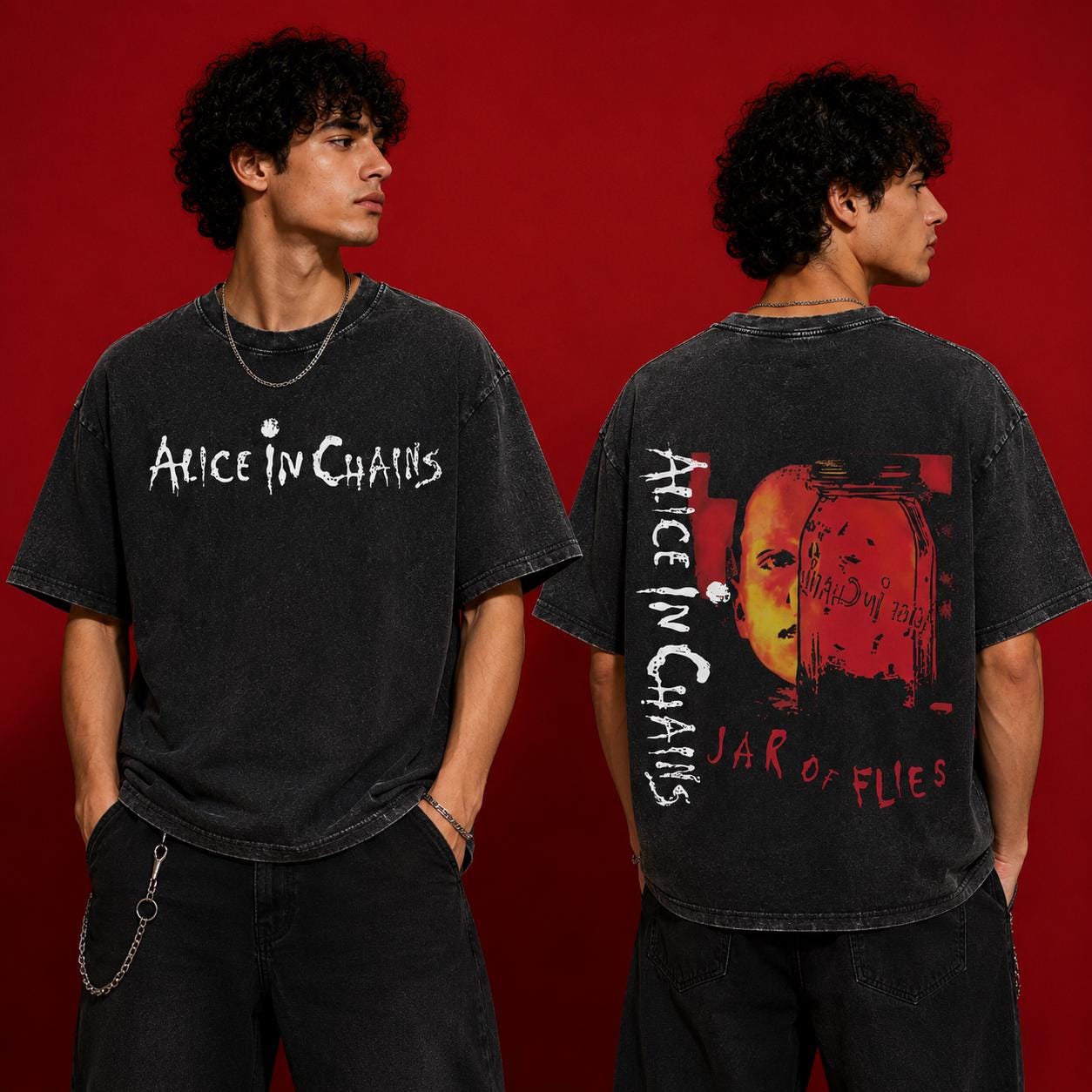 Alice in chains shirt vintage - Etsy 日本